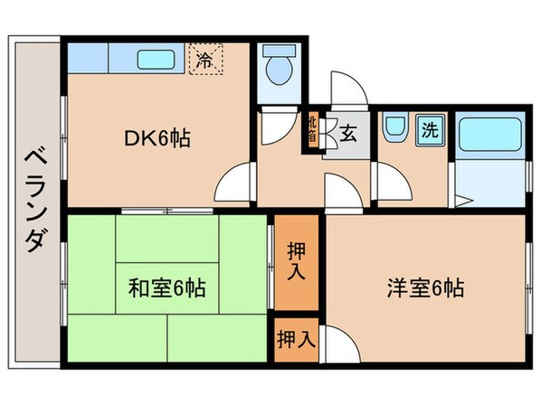 カワナベパークの物件間取画像